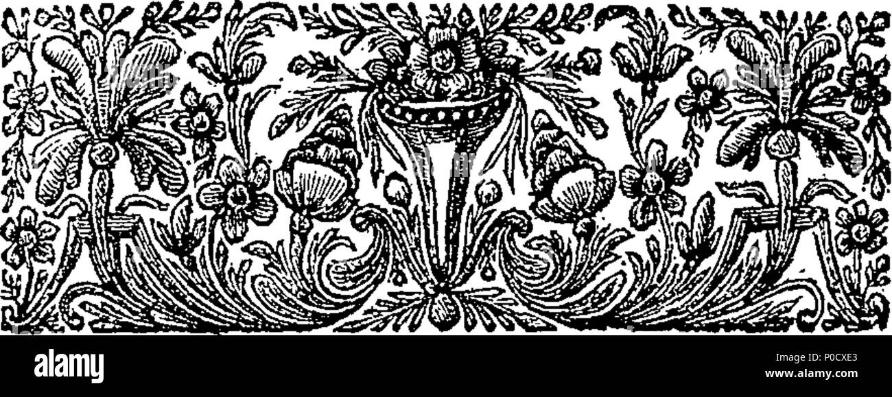 . Englisch: Fleuron aus Buch: eine kurze und einfac Methode mit den Juden. Worin die Gewissheit der christlichen Religion ist der untrügliche Beweis aus den vier Regeln Gebrauch gemacht gegen die Deisten demonstriert. Erzeige, dass diese vier Regeln verpflichten die Juden, wie viel oder sehr viel mehr als die Deisten, die Anerkennung von Christus. Mit einer Antwort auf die meisten Material ihrer Einwände, und Vorurteile gegen das Christentum. 201 Eine kurze und einfac Methode mit den Juden Fleuron T 104772-2 Stockfoto