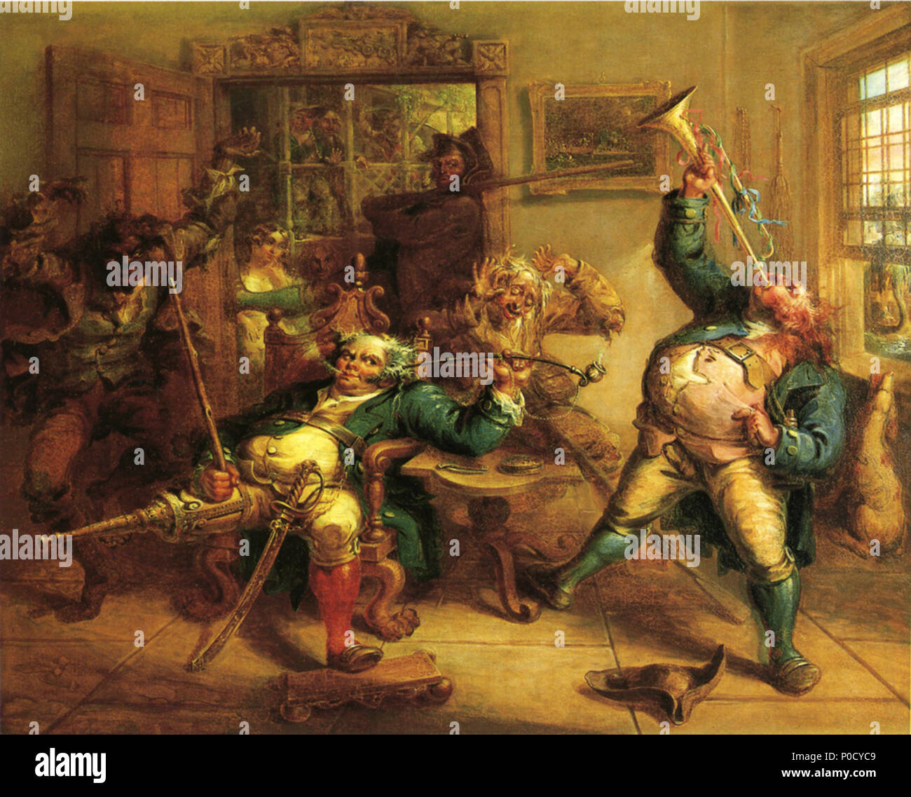 . Antony Van Corlear gebracht In Anwesenheit von Peter Stuyvesant. . 1839. John Quidor (1801-1885) Alternative Namen Quidor Beschreibung amerikanischer Maler Geburtsdatum / Tod 26. Januar 1801 1881 Ort der Geburt / Todes Tappan Jersey City Authority control: Q 3182324 VIAF:?:? ISNI 66314336 0000 0000 8254 0959 ULAN:?? Nr 500011517 LCCN: 89011196 GND:? 139322809 WorldCat 371 Antony Van Corlear gebracht In Anwesenheit von Peter Stuyvesant Stockfoto