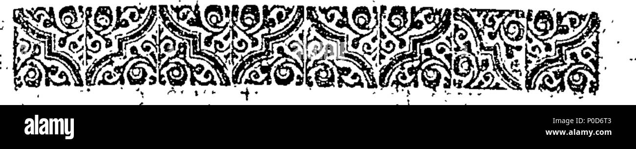 . Englisch: Fleuron aus Buch: eine Predigt Predigt "in der Pfarrei - Kirche von Horley, Surrey, Juni 7th, 1716. Die Thanksgiving-Day, für die Unterdrückung der späten unnatürlich Rebellion. Von Samuel Billingsly, M. A. Vikar von Horley, und Rektor des Newdigate. 195 eine Predigt Predigt "in der Pfarrei - Kirche von Horley, Surrey, Juni 7th, 1716 Fleuron T 001373-2 Stockfoto