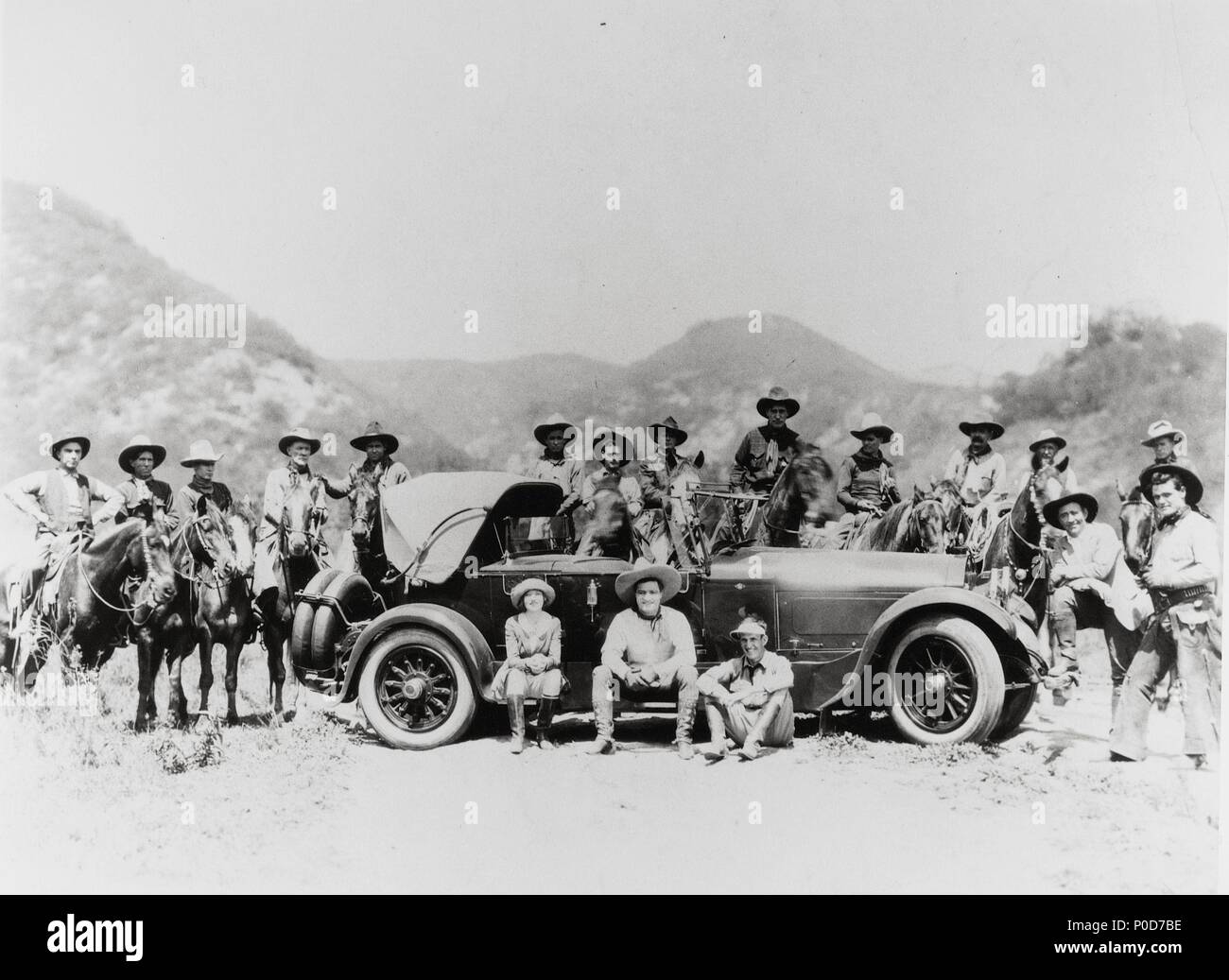 Original Film Titel: HÄNDE WEG. Englischer Titel: HÄNDE WEG. Regisseur: George Marshall. Jahr: 1921. Stars: TOM MIX. Stockfoto