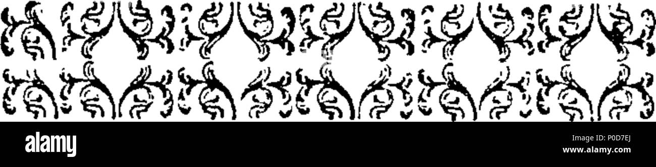 . Englisch: Fleuron aus Buch: eine Predigt bei der Beerdigung des Herrn Abgeordneten John Earl of Rochester, der bei Woodstock-Park, 26. Juli 1680 starb gepredigt, und war an Spilsbury in Oxfordshire, 9. August begraben. Von Robert Parsons, M. A. Kaplan auf der rechten Seite Frau Abgeordnete Anne, Countess-Dowager von Rochester. Richtige Weg bei Begräbnissen gegeben werden. 196 eine Predigt bei der Beerdigung des Herrn Abgeordneten John Earl of Rochester Fleuron T 087995-1 Stockfoto