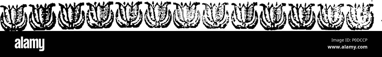 . Englisch: Fleuron aus Buch: eine Rede an die loyalen Gesellschaft, die auf den Becher - Haus in Long-Acre; Juni 7th, 1716. Wird der Tag der Publick Thanksgiving, ein Ende zu setzen, die spät Unnatürlichsten Rebellion, gegen unsere rechtmäßigen Herrscher, und seine Protestantischen Regierung. Veröffentlichen würde auf Antrag der Gesellschaft; und demütig eingeschrieben auf der rechten Seite Hononrable John Earl of Sutherland, das dann anwesend war. Von George Waldron, irgendwann von Queen's-College in Oxon; und Autor einer späten Buch Perswasive intituled, eine Rede für die Menschen in Großbritannien, die sich in der Verteidigung ihrer Religion und L Stockfoto