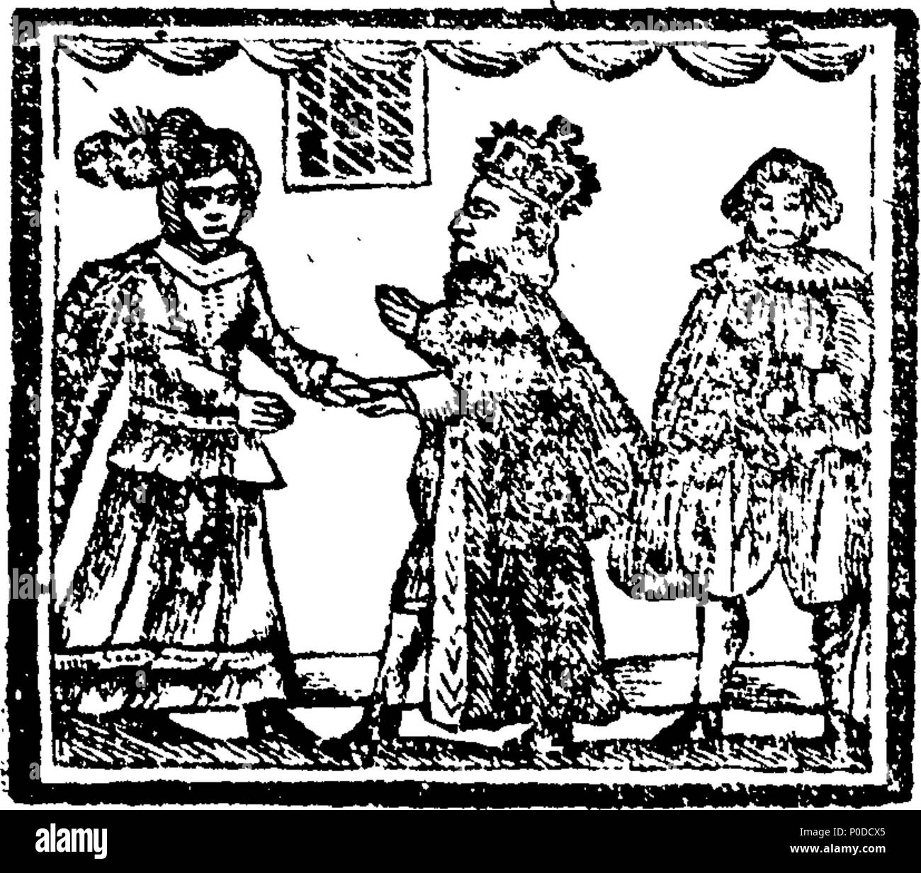 . Englisch: Fleuron aus Buch: eine seltsame und wunderbare Verhältnis der alten Frau, die an Ratcliff-Highway vor vierzehn Tagen ertrunken war. Wem ist das Erbe der alten Frau, die kurz vor ihrem Tod aufgenommen. Teil der zweiten. 210 Eine seltsame und wunderbare Verhältnis der alten Frau, die an Ratcliff-Highway vor vierzehn Tagen Fleuron T 172237-19 ertrunken war Stockfoto