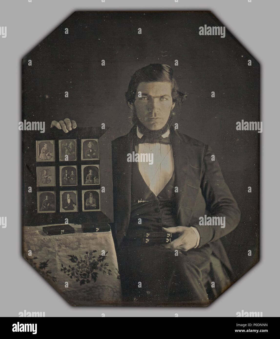 . Portrait von unbekannter Daguerreotypist. 1845 101 Unbekannt Teekocher, American-Portrait von unbekannter Daguerreotypist - Google Kunst Projekt Stockfoto