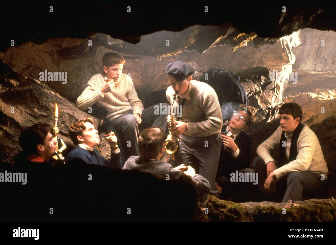 Original Film Titel: Dead Poets Society. Englischer Titel: Dead Poets Society. Regisseur: Peter Weir. Jahr: 1989. Stars: Ethan Hawke, ROBERT SEAN LEONARD, JOSH CHARLES. Credit: TOUCHSTONE PICTURES/Album Stockfoto