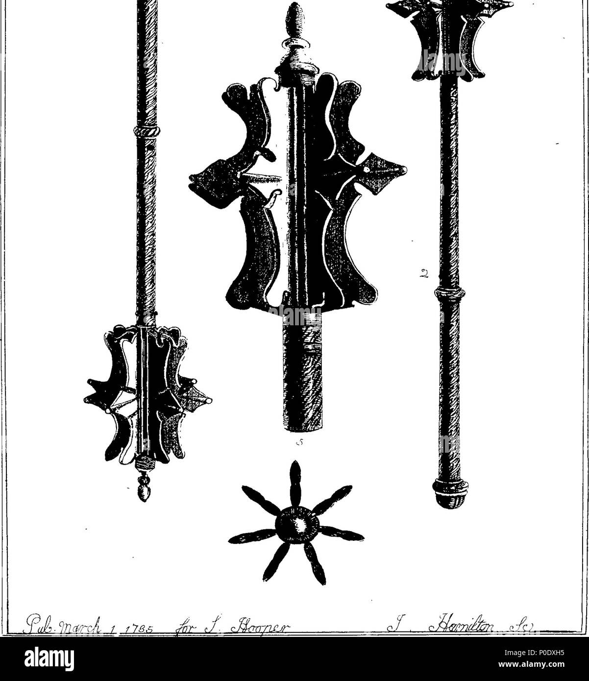 Englisch Fleuron Aus Buch Eine Abhandlung Uber Die Alte Rustungen Und Waffen Durch Platten Von Der