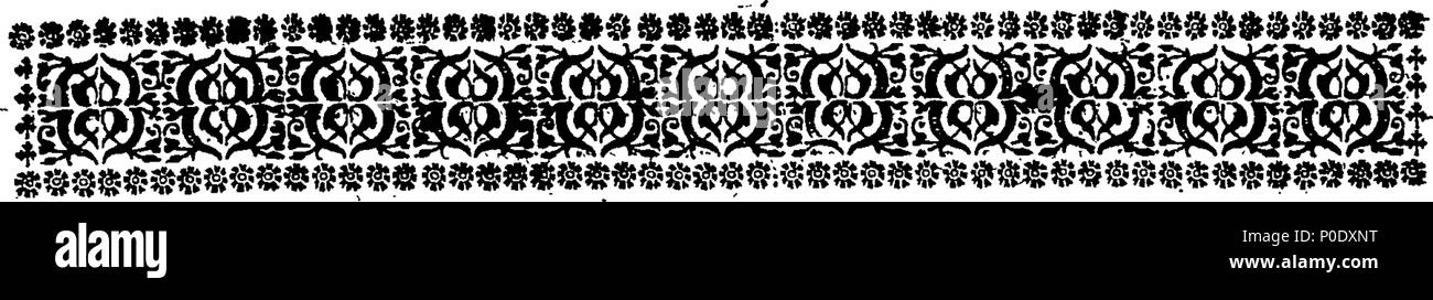 . Englisch: Fleuron aus Buch: eine Abhandlung über die Zimmerei. In dem sind die prägnanten und authentick Regeln der Kunst, in der eine genauere Methode als noch Publick gewesen. Erläutern von achtundzwanzig Kupfer-Platten. Von Francis Preis. 233 eine Abhandlung über die zimmerei Fleuron T 194727-4 Stockfoto