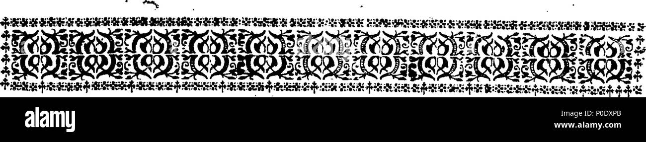 . Englisch: Fleuron aus Buch: eine Abhandlung über die Zimmerei. In dem sind die prägnanten und authentick Regeln der Kunst, in der eine genauere Methode als noch Publick gewesen. Erläutern von achtundzwanzig Kupfer-Platten. Von Francis Preis. 233 eine Abhandlung über die zimmerei Fleuron T 194727-6 Stockfoto