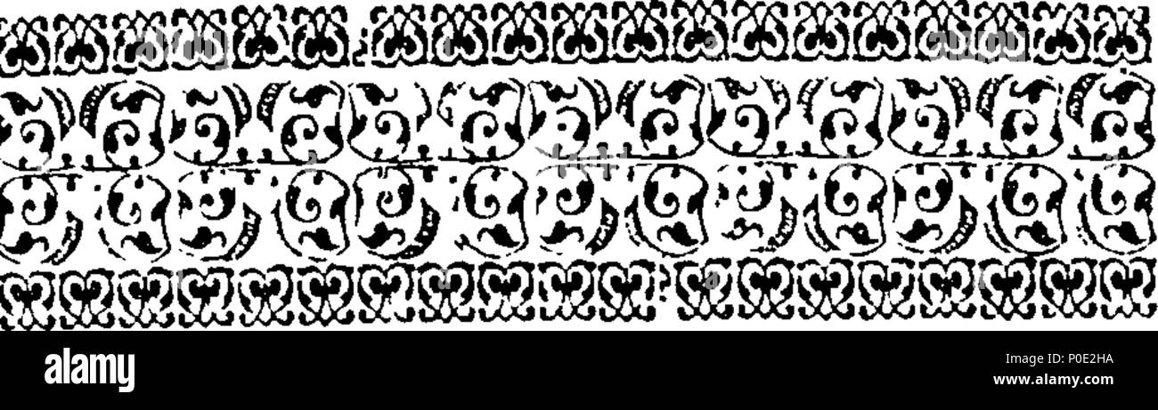 . Englisch: Fleuron aus Buch: eine Rechtfertigung für die Geschichte der Gnade, mit Reflexionen nach Ende der Verfahren gegen den Autor. In einem Schreiben von sich selbst in Paris, an seinen Freund in London. Zu dem wird hinzugefügt, eine Ausgabe der besagte Geschichte, mit Ergänzungen. ... 246 eine Rechtfertigung für die Geschichte der Gnade, mit Reflexionen nach Ende der Verfahren gegen das Thema fleuron T 116878-1 Stockfoto