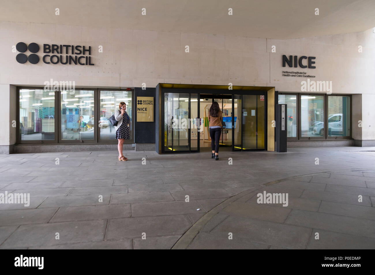 British council und National Institute for Health and Care Excellence Building, london, großbritannien Stockfoto