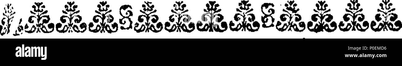 . Englisch: Fleuron aus Buch: eine wahre und echte Berücksichtigung der letzten Beichte und sterben Worte von John Gow, alias Smith, Kapitän der Piraten. Ebenso wie der acht andere, die mit ihm hingerichtet wurden, am 11. Juni, 1725. ... Zu dem wird hinzugefügt, eine Beziehung über das Verhalten und die Beichte von Alexander Rob,... 240 Eine wahre und echte Berücksichtigung der letzten Beichte und sterben Worte von John Gow, alias Smith, Kapitän der Piraten Fleuron T 113005-1 Stockfoto