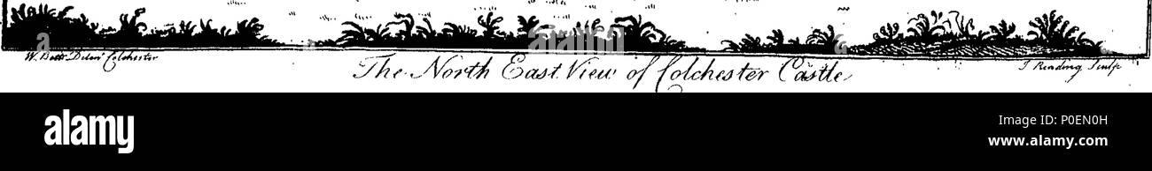 . Englisch: Fleuron aus Buch: eine wahre Beziehung der, dass die Damen und Herren, obwohl unglückliche Expedition von Kent, Essex, Colchester, 1648. Enthalten, I. Die erste Aufgang der niedere Adel und die Bewohner der Grafschaft Kent. Ii. Die Blockade der Stadt Colchester und die Härten, die sie durchmachten, bis es aufgeben. Iii. Einige Briefe und Meldungen, die zwischen der Royalisten und General Fairfax weitergegeben. Iv. Die Artikel und die Bedingungen der Kapitulation. V. eine Liste der Gefangenen. Vi. Die heroischen Taten, Charakter und Verhalten von Sir Charles Lucas und Sir George Lisle, die an Colcheste ausgeführt wurden Stockfoto