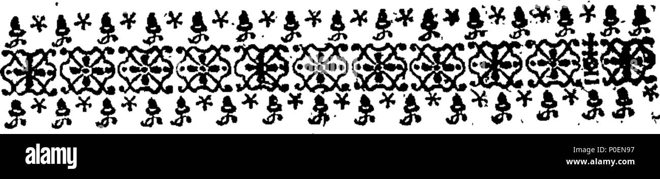 . Englisch: Fleuron aus Buch: eine sehr kurze und einfache Grundsätze und Pflichten der christlichen Religion. Eine Predigt über Apostelgeschichte 16. 31. Die von Abr. Jeacock. 241 eine sehr kurze und einfache Grundsätze und Pflichten der christlichen Religion Fleuron T 101963-2 Stockfoto