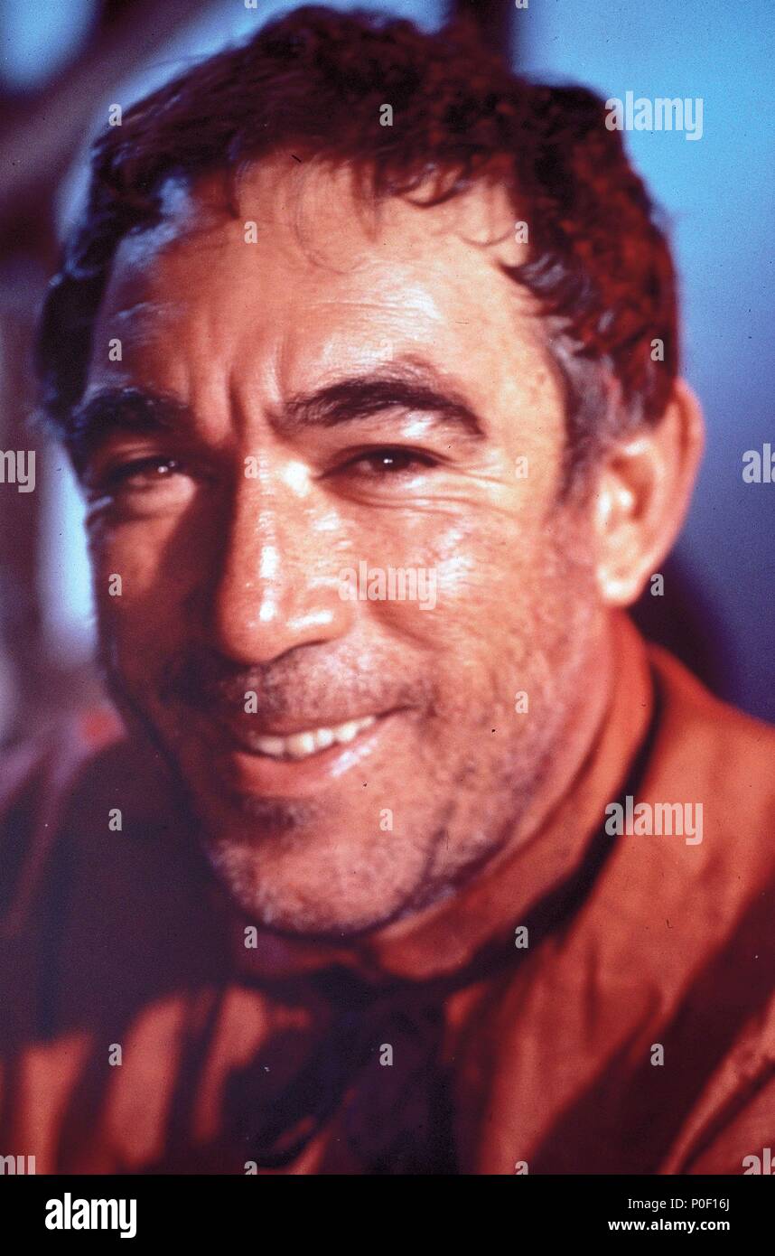 Original Film Titel: Alexis Zorbas. Englischer Titel: "Alexis Sorbas". Regisseur: MICHALIS KAKOYANNIS. Jahr: 1964. Stars: Anthony Quinn. Quelle: 20th Century Fox/Album Stockfoto