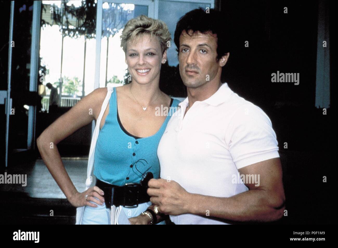 Stars: Sylvester Stallone; BRIGITTE NIELSEN. Stockfoto