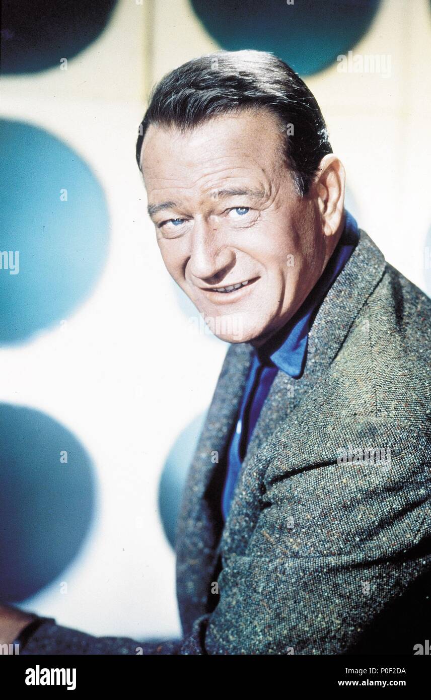 Stars: JOHN WAYNE. Stockfoto