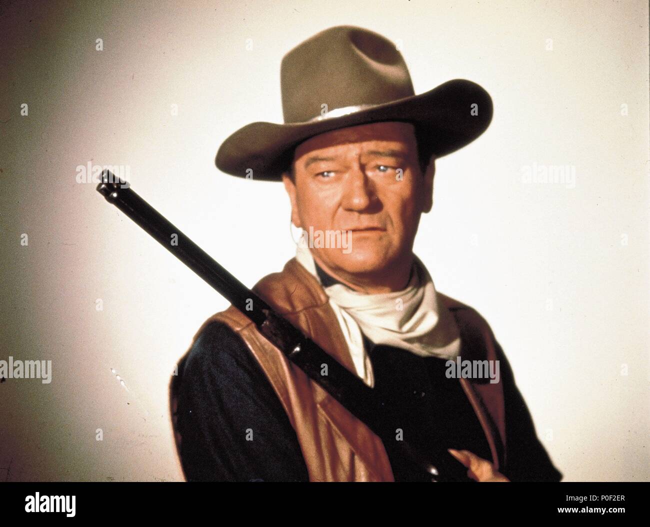 Stars: JOHN WAYNE. Stockfoto