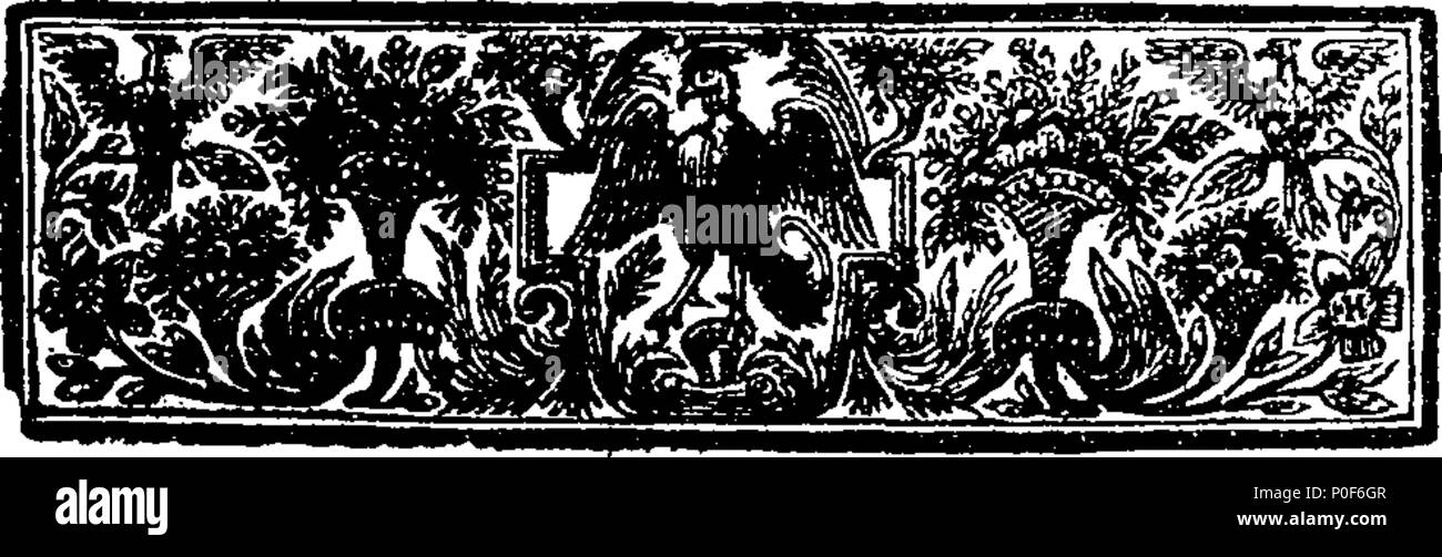 . Englisch: Fleuron aus Buch: eine Reise durch London: Mit den Bemerkungen über die Menschen und Dinge. Viz. Ein Konto der enormen Anzahl der forreigners jährlich importiert. Wie Wales sendet mehr Mann Fußvolk als Herren in London, mit einem Konto auf Ihr Verhalten. Ein Grund, warum die Straßen und Autobahnen in der Stadt und der Freiheit von Westminster, in keiner besser Instand gehalten. Eine Beschreibung der Coffee-Houses über Whitehall. Ein frohes Dissertation auf News-Papers, Autoren, Drucker und Verleger. Eine unterhaltsame Beschreibung der St. James's Park; wie die Horse Guards sind schlechter Soldaten und bessere Themen. Stockfoto