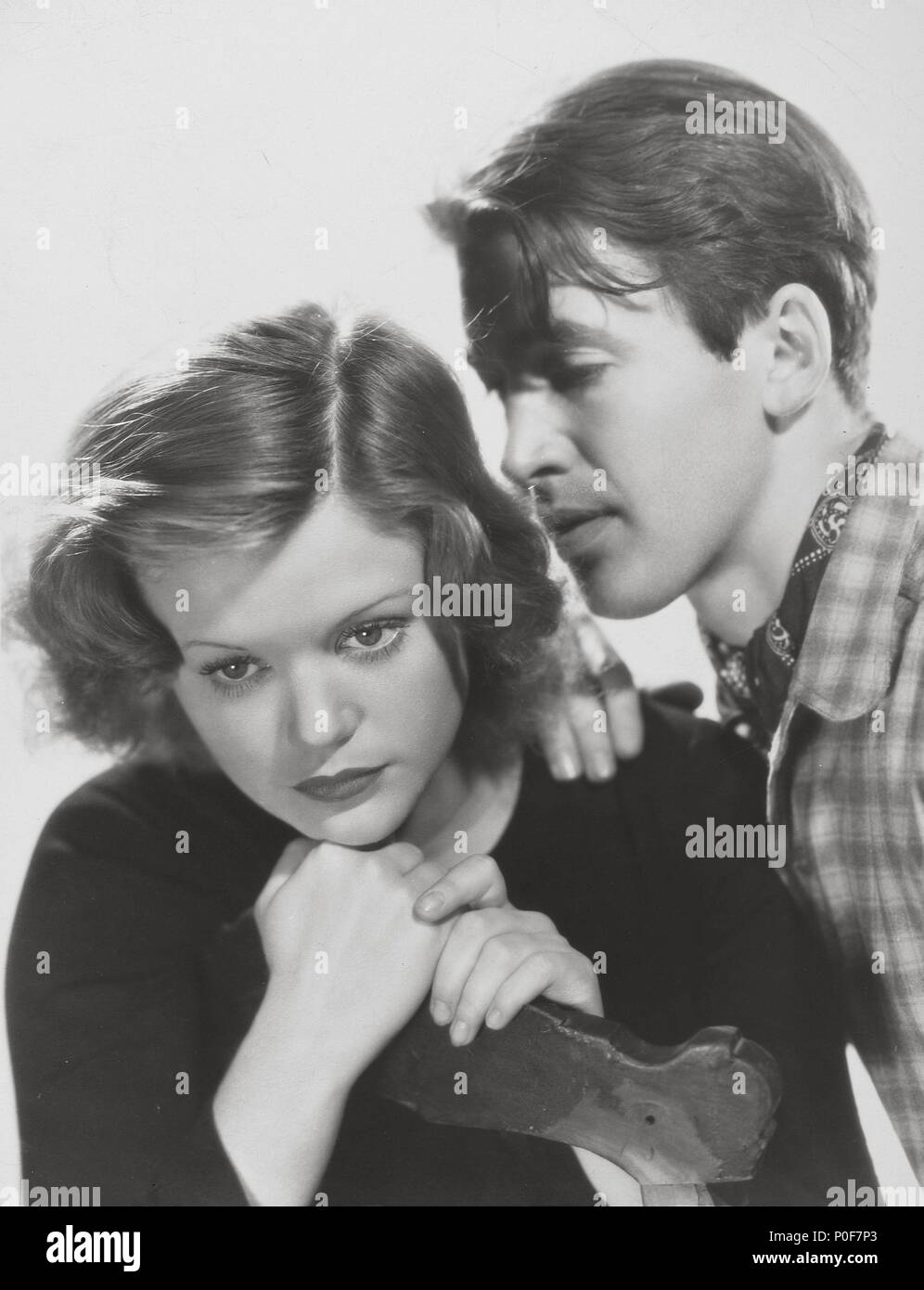 Original Film Titel: im siebten Himmel. Englischer Titel: im siebten Himmel. Regisseur: HENRY KING. Jahr: 1937. Stars: James Stewart; SIMONE SIMON. Quelle: 20th Century Fox/Album Stockfoto