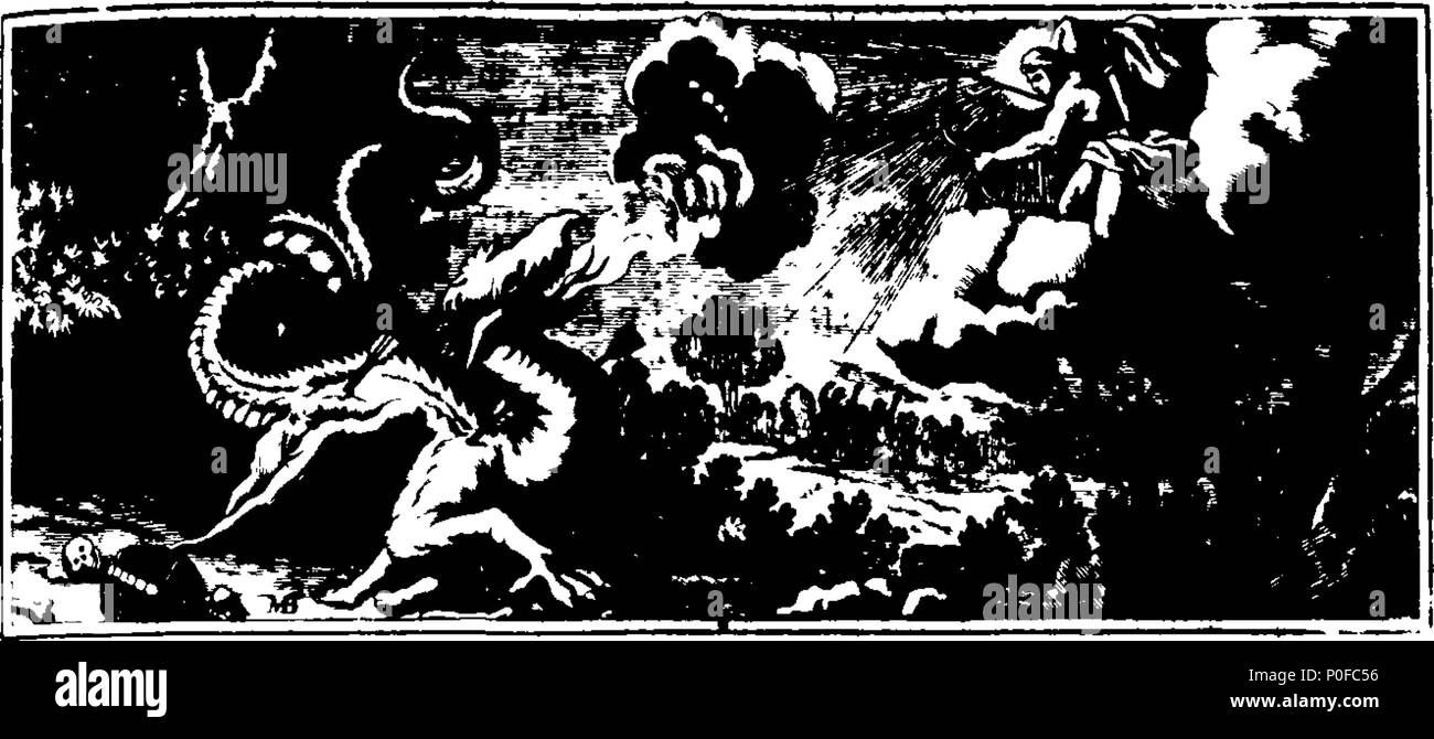 257 Academiae comitia philologica Oxoniensis in Theatro Sheldoniano Decimo sterben Julii ein FLEURON T 056622-3 Stockfoto