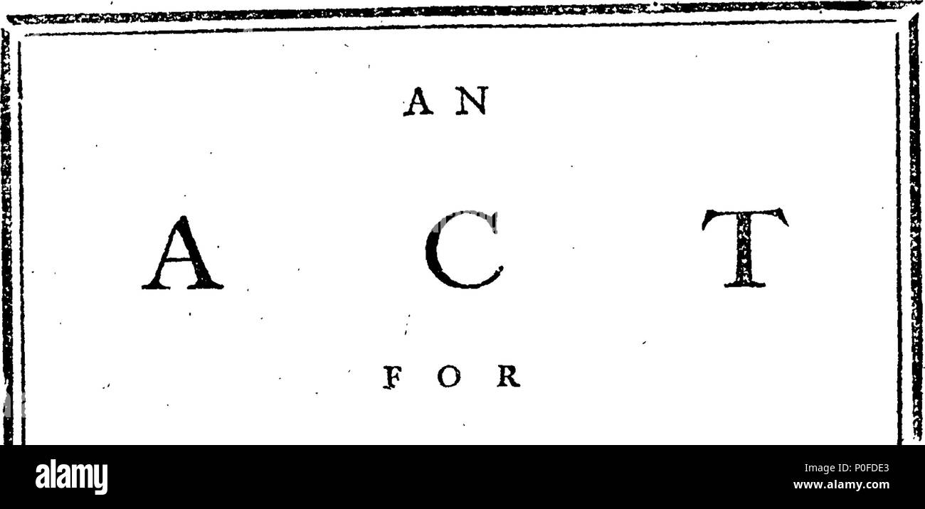 . Englisch: Fleuron aus Buch: Gesetze und Satzungen, in einer Sitzung des Parlaments in Dublin, der zehnte Tag angefangen von Januar, Anno Domini, 1793, in die dreiunddreissigste Jahr der Herrschaft unseres gnädigen Herrn, Herrn König Georg der Dritte: Vor seiner Exzellenz John Fane, Earl von Westmorland, Herr Generalleutnant und Gouverneur von Irland. Die vierte Sitzung der Fünften Parlament, in der Regierungszeit von Seiner Majestät. 260 Gesetze und Satzungen Fleuron T 127037-30 Stockfoto