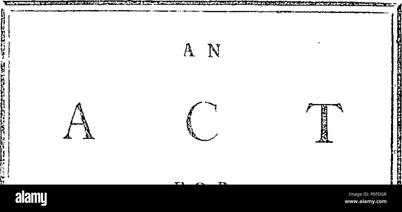 . Englisch: Fleuron aus Buch: Gesetze und Satzungen, in einer Sitzung des Parlaments in Dublin, die am 21. Januar begonnen, Anno Domini 1794, in das vierunddreissigste Jahr der Herrschaft unseres gnädigen Herrn, Herrn König Georg der Dritte: Vor seiner Exzellenz John Fane, Earl von Westmorland, Herr Generalleutnant und Gouverneur von Irland. Die 5. Tagung der fünften Parlament, in der Regierungszeit von Seiner Majestät. 260 Gesetze und Satzungen Fleuron T 127038-30 Stockfoto