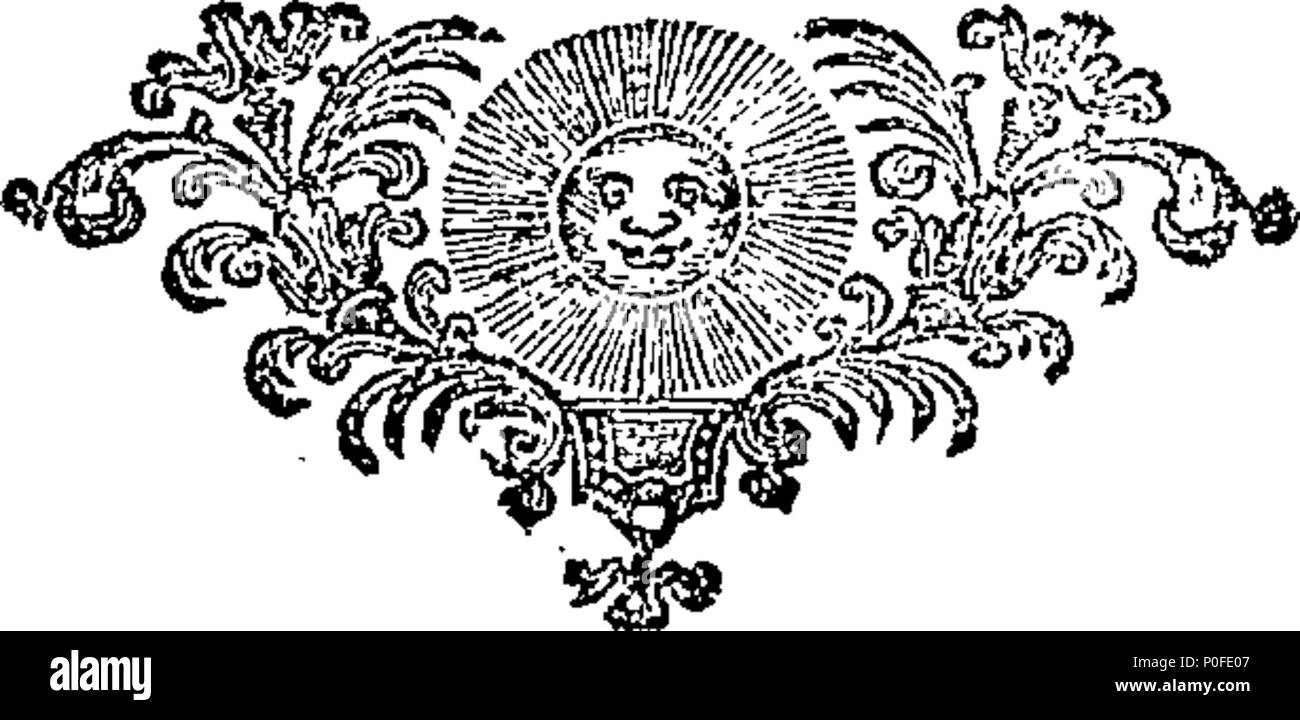 . Englisch: Fleuron aus Buch: eine Reise um die Welt. Wird ein Konto von einem bemerkenswerten Enterprize, im Jahr 1719 begonnen, vor allem Kreuzfahrt auf der Spanier in der Great South Ocean zu. Über die wahre historische Tatsachen, die ganze Affäre: Testifyd von vielen confirmd imployd darin, und die von den Behörden von den Eigentümern. Von William Betagh, Kapitän der Marines in die Expedition. 248 eine Reise rund um die Welt Fleuron T 181354-9 Stockfoto