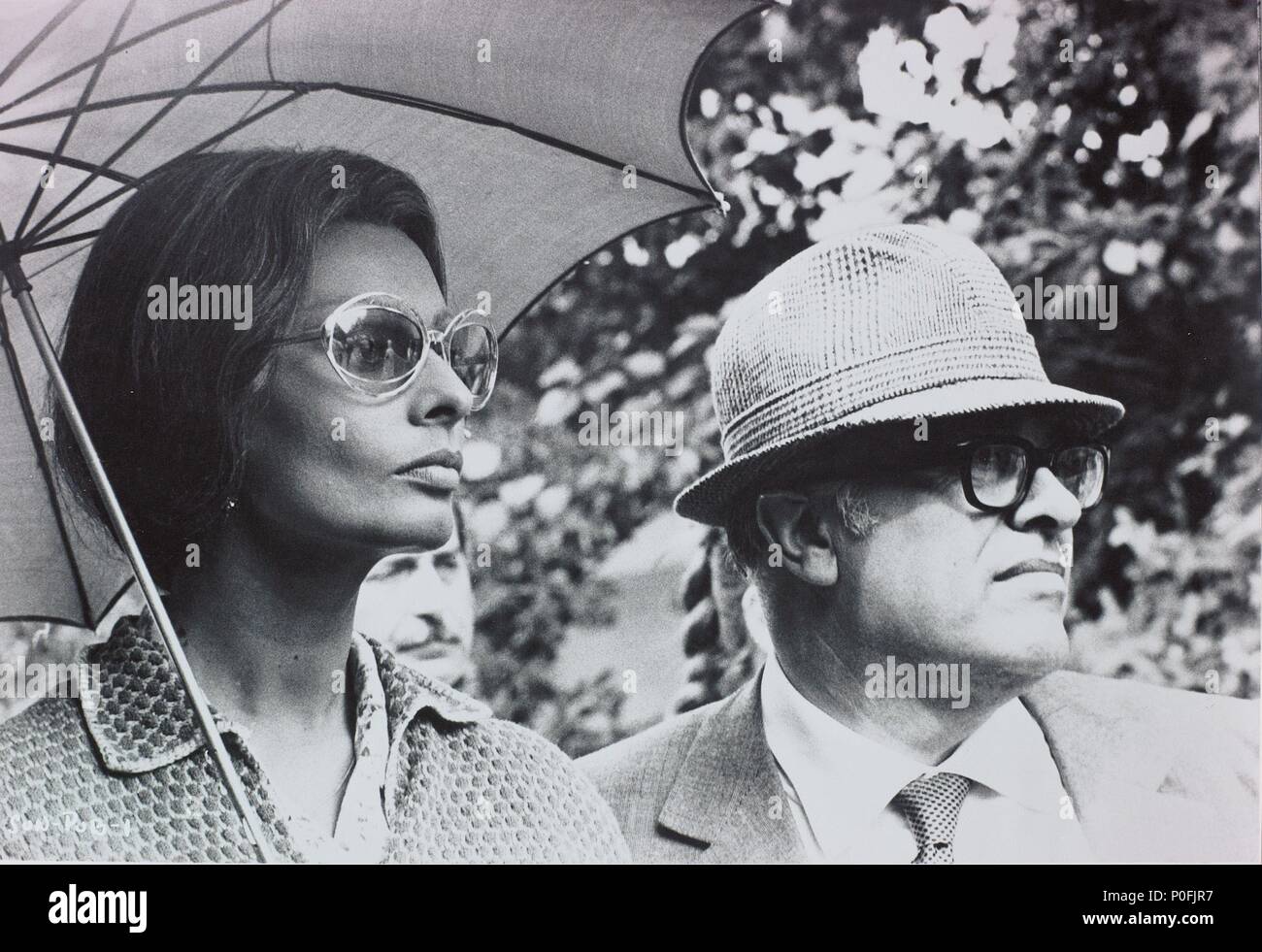 Stars: Sophia Loren; Carlo Ponti. Stockfoto