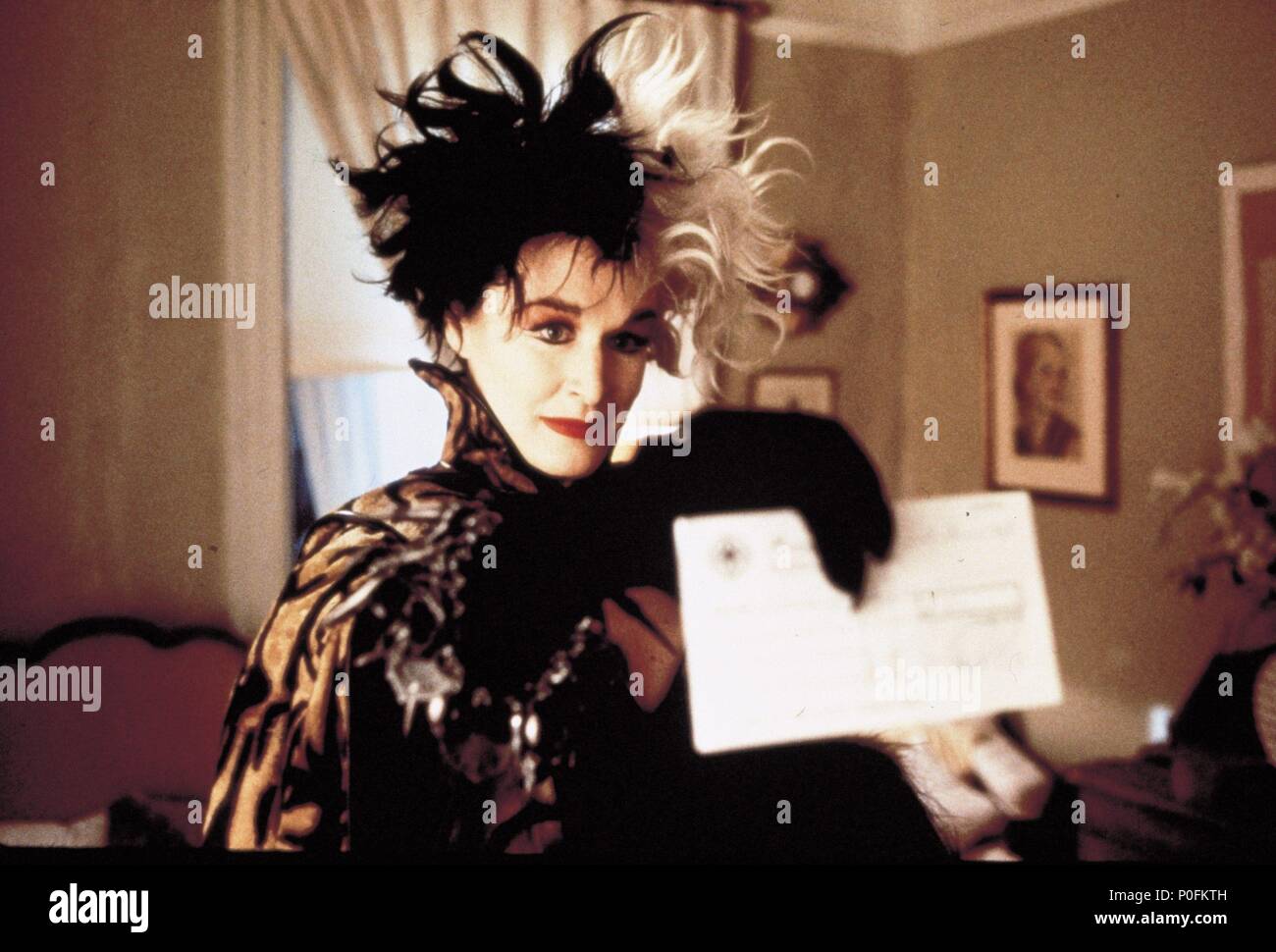 Original Film Titel: 101 Dalmatiner. Englischer Titel: 101 Dalmatiner. Regisseur: Stephen HEREK. Jahr: 1996. Stars: Glenn Close. Credit: WALT DISNEY PRODUCTIONS/COOTE, Clive/Album Stockfoto