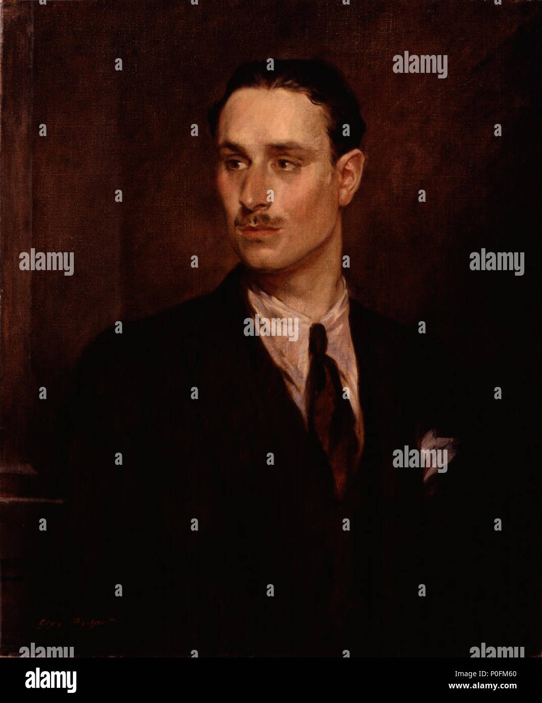 . Englisch: Größeres Bild kaufen drucken Dieser heute Bild benutzen Oswald Mosley von Glyn Warren Philpot Öl auf Leinwand, 1925 30 in. x 25 in. (762 mm x 636 mm) Fastenzeit vom Sohn des Sitter, Herrn Ravensdale, 1984 Primäre Sammlung NPG L 184. 1925. Glyn Warren Philpot 78 Oswald Mosley von Glyn Warren Philpot Stockfoto