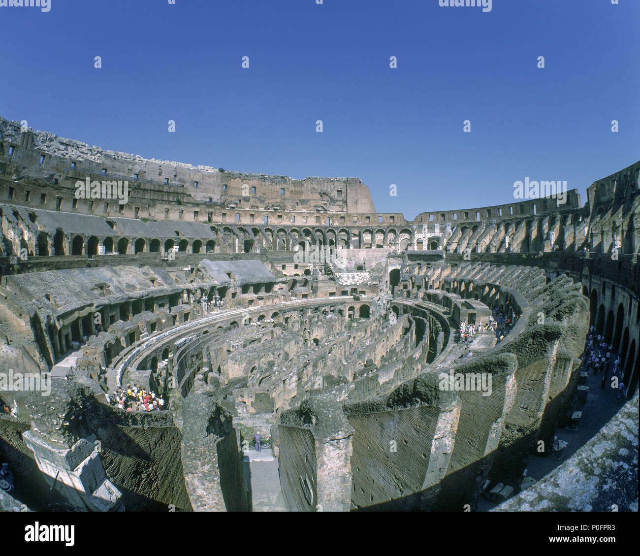 1993 historische ARENA römischen Kolosseum RUINEN ROM ITALIEN Stockfoto