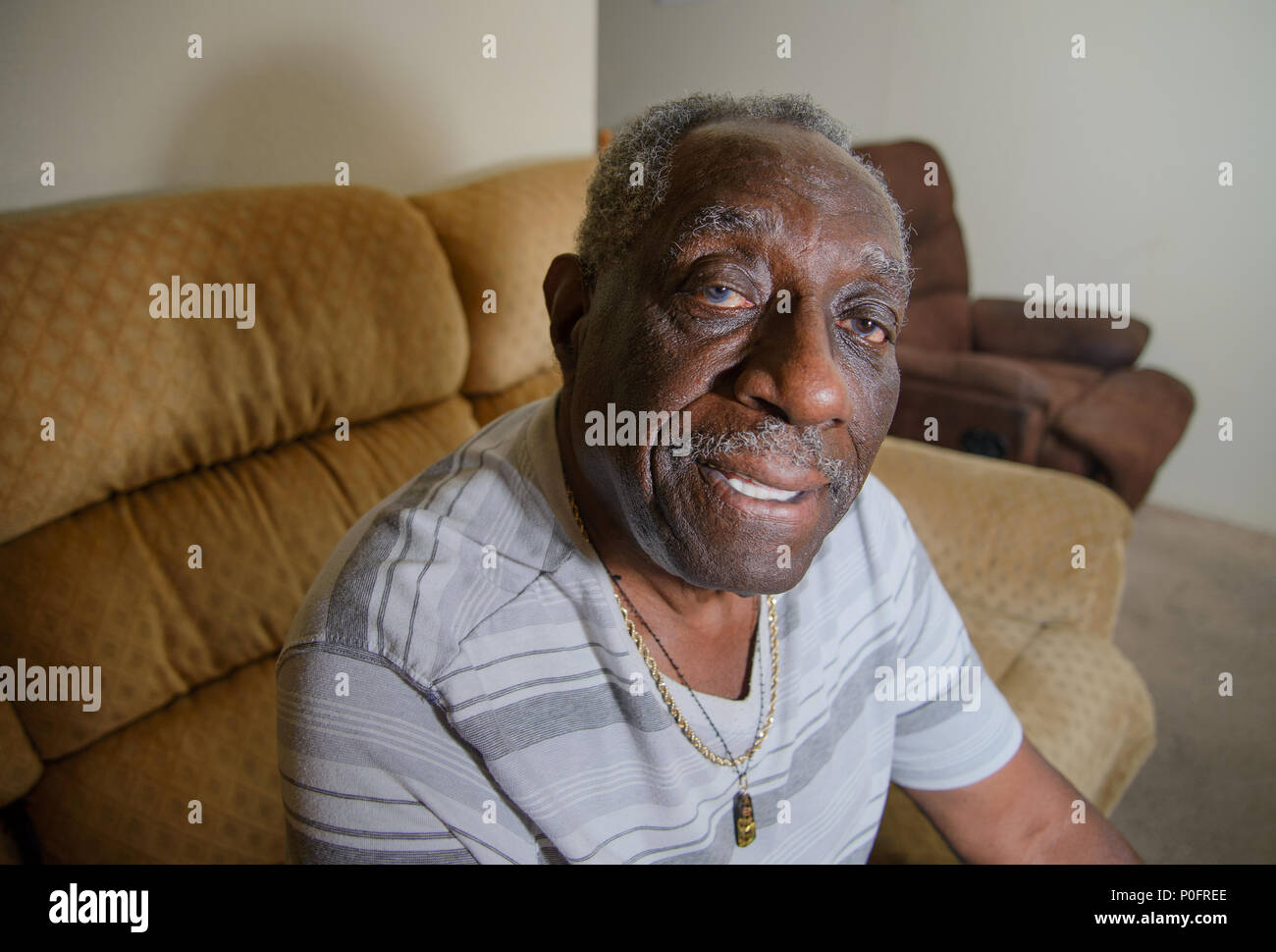 Ein 81-jähriger Mann, Tucson, Arizona, USA. Stockfoto