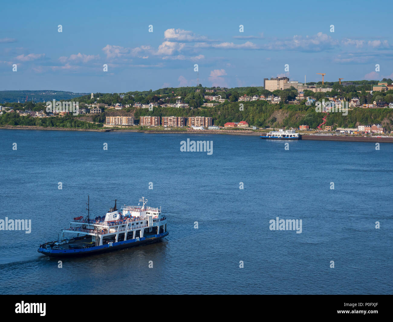 Alphonse-Desjardins Fähre der Saint Lawrence River, Quebec City, Levis,  Kanada Stockfotografie - Alamy