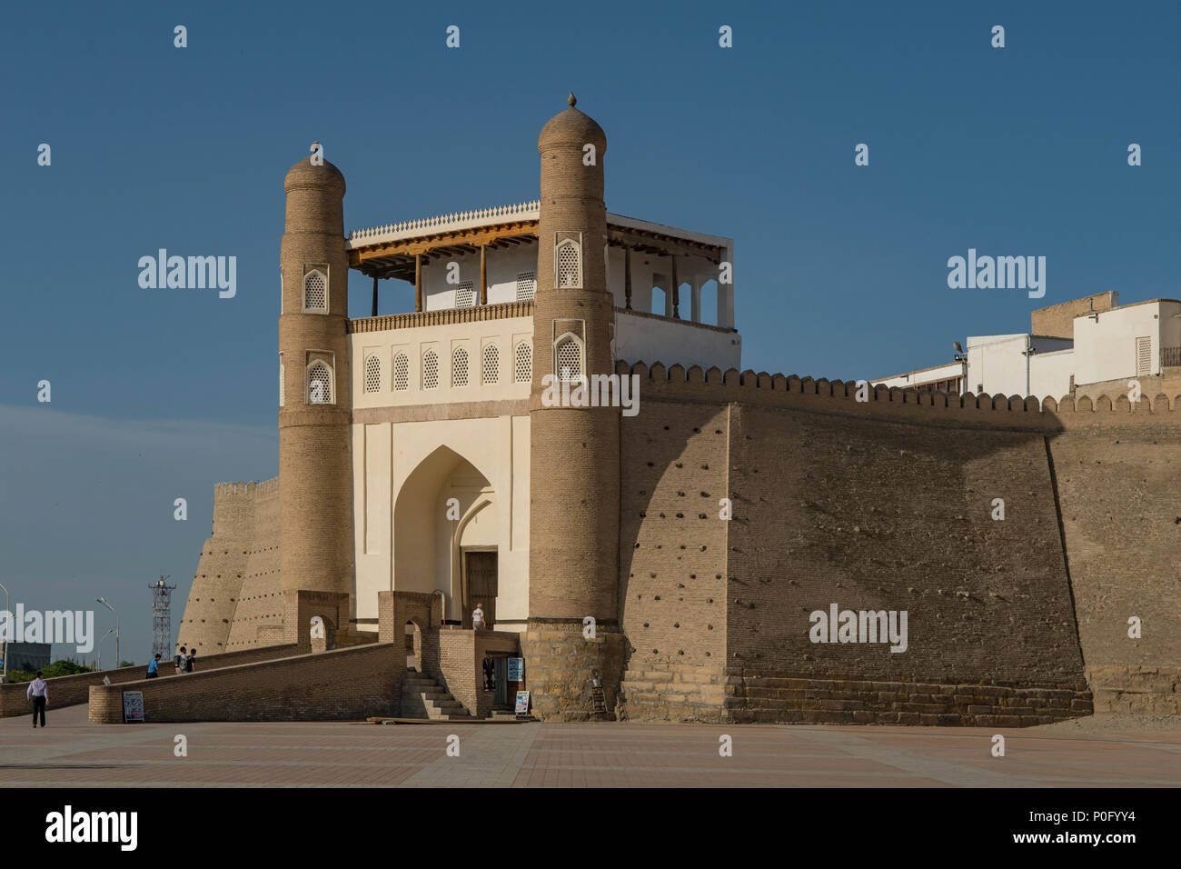 Lade Zitadelle, Buchara, Usbekistan Stockfoto
