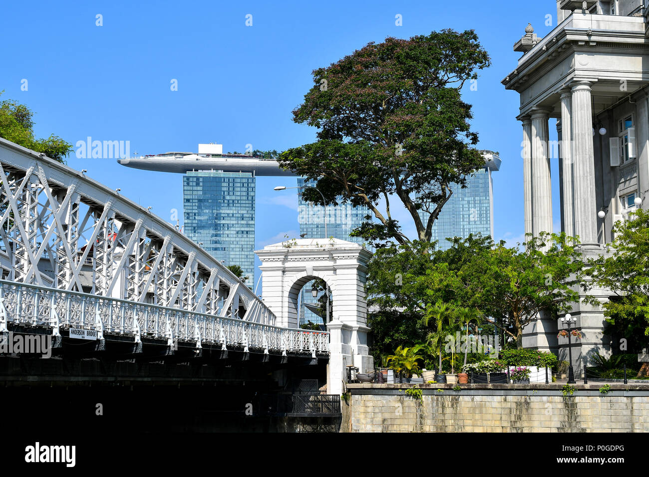 Singapore Marina Bay Sands Stockfoto