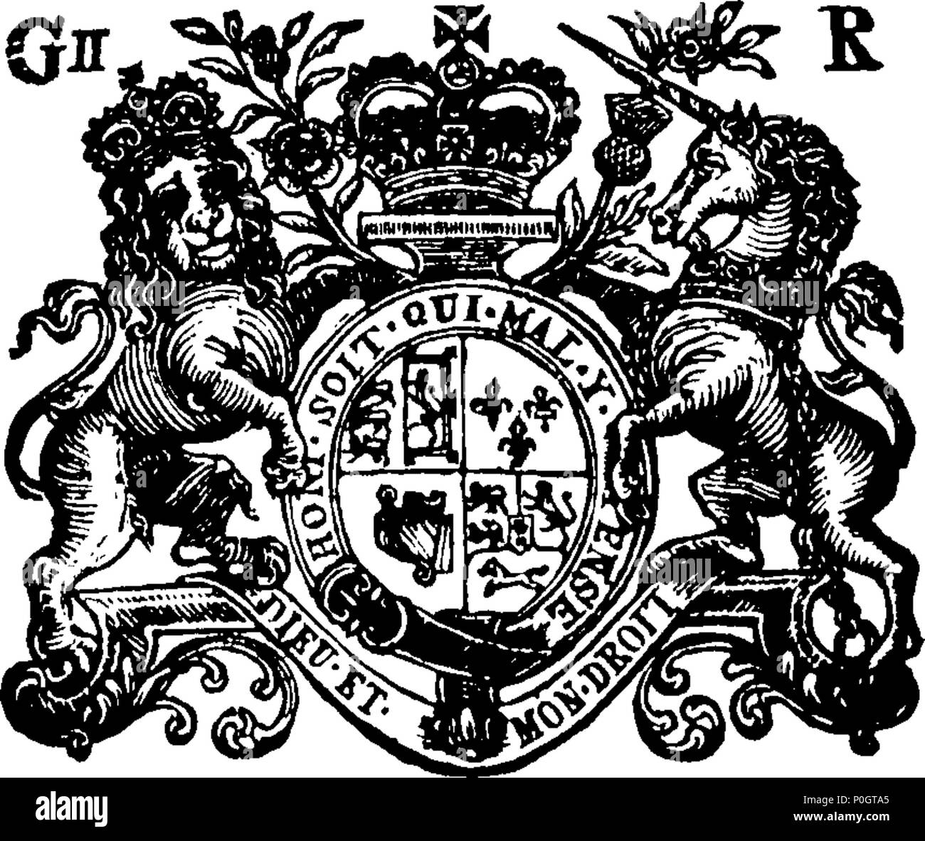 . Englisch: Fleuron aus Buch: Handlungen und Gesetze in einem Parlament in Dublin, die Achtundzwanzig [sic] November begonnen, ... 1727. ... Und weiter fort... bis zum siebten Tag von Oktober, 1735. In der fünften Sitzung dieses Parlaments. 260 Handlungen und Gesetze in einem Parlament in Dublin, die Achtundzwanzig (sic) Tag im November begonnen, - 1727 Fleuron T 127001-14 Stockfoto