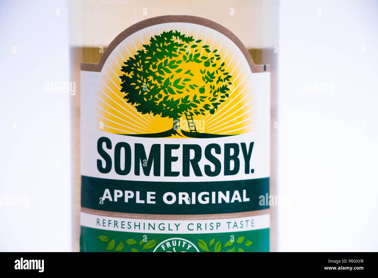 Flasche Somersby Apple Cider Original Stockfotografie Alamy