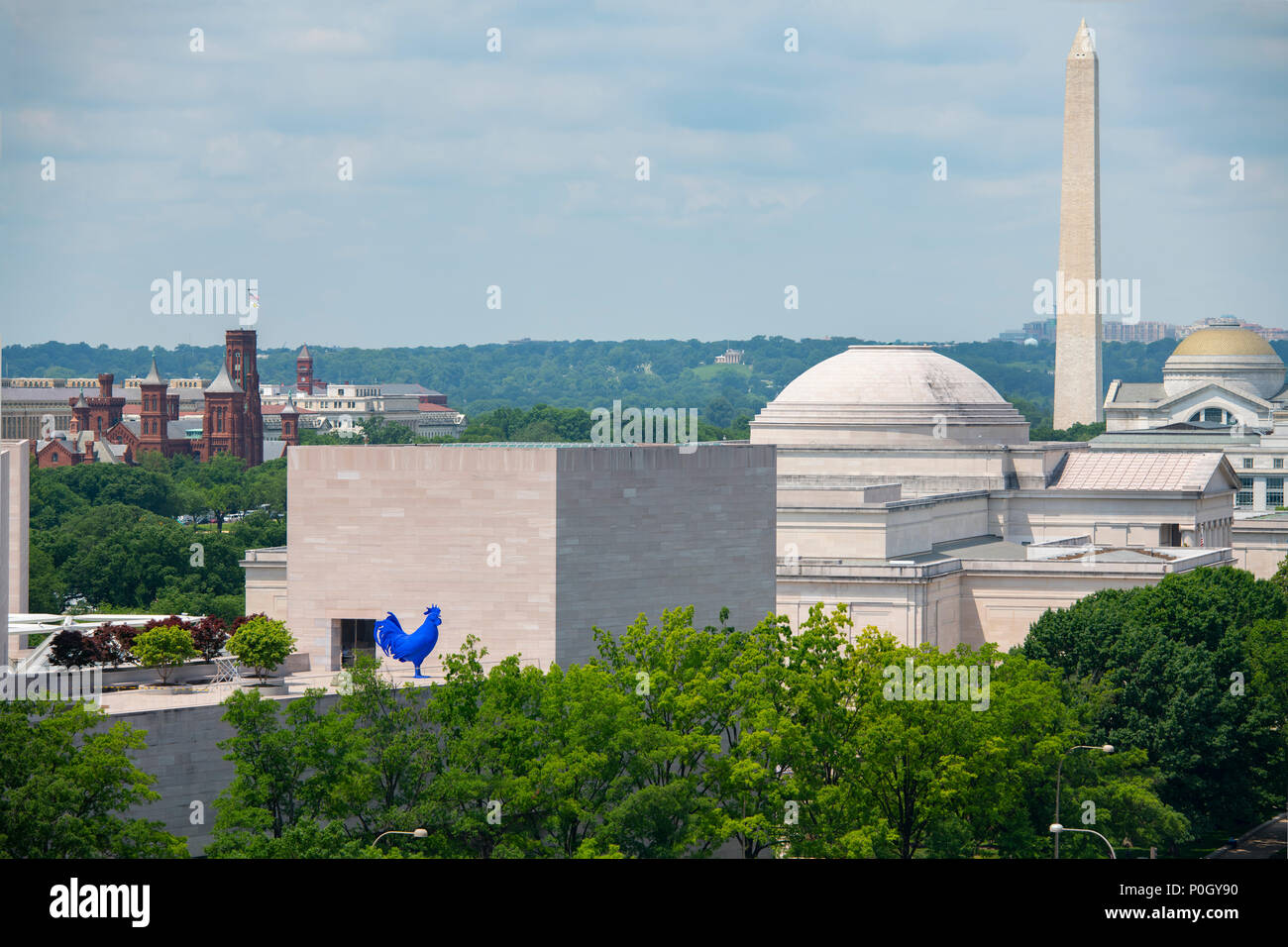 USA Washington DC DC Museen auf der National Mall Smithsonian und nationalen Galerien Stockfoto