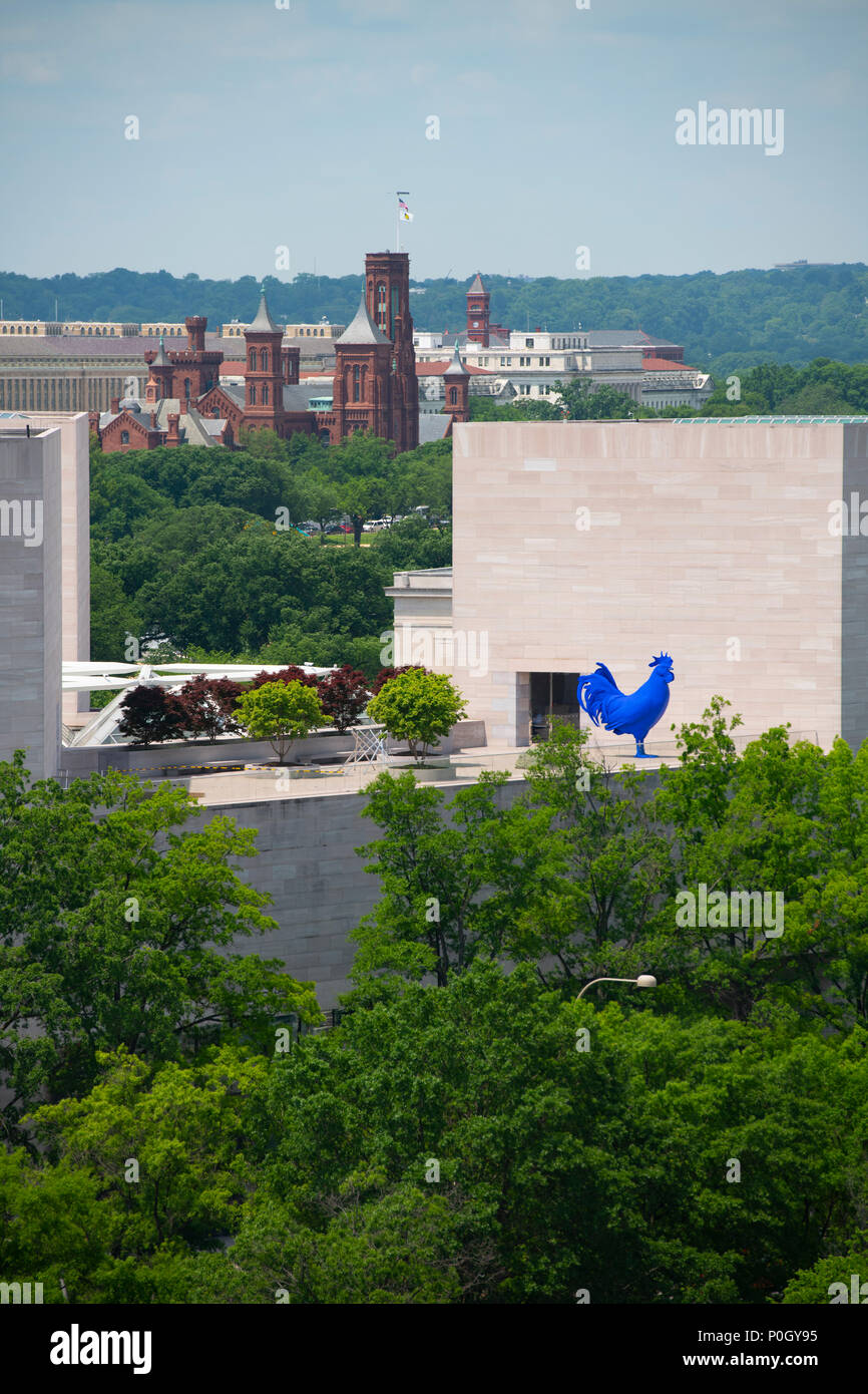 USA Washington DC DC Museen auf der National Mall Smithsonian und nationalen Galerien Stockfoto