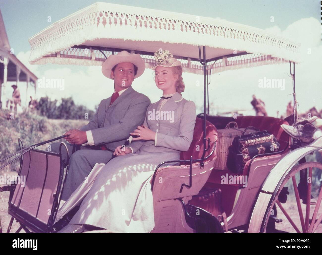 Original Film Titel: Oklahoma!. Englischer Titel: Oklahoma!. Regisseur: Fred Zinnemann. Jahr: 1955. Stars: GORDON MACRAE, SHIRLEY JONES. Credit: MAGNA THEATER/Album Stockfoto