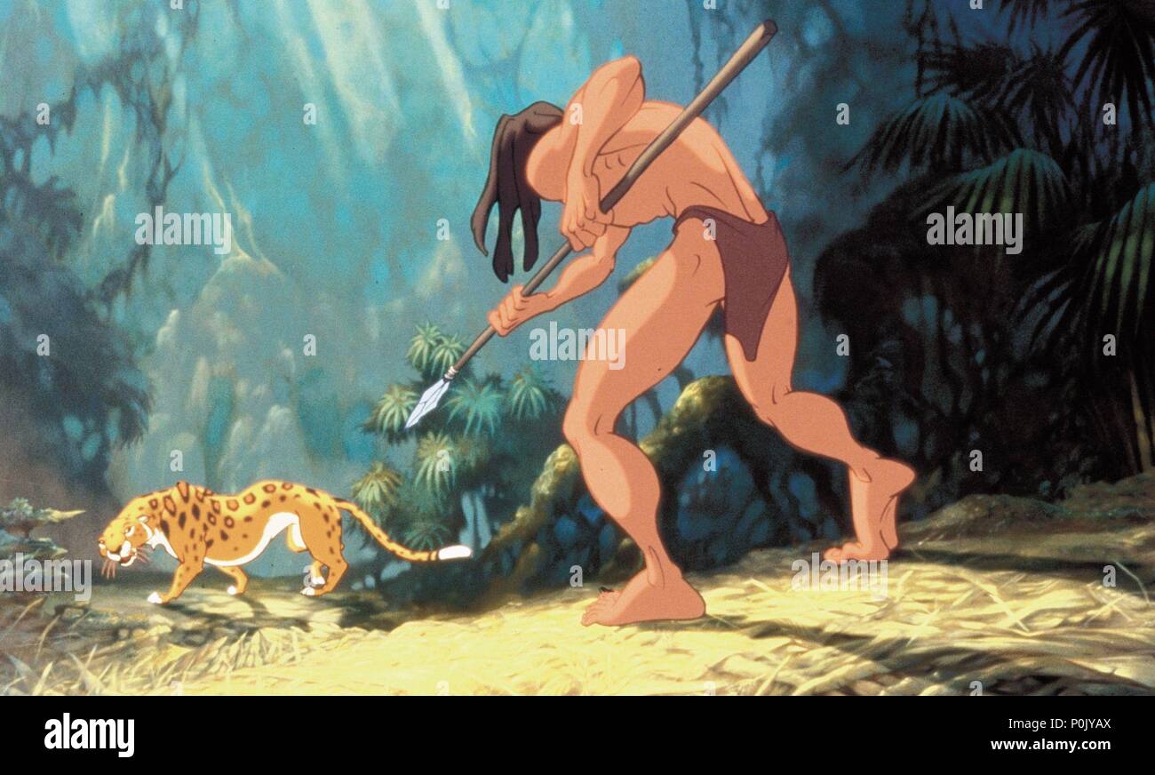 Original Film Titel: TARZAN. Englischer Titel: TARZAN. Regisseur: Kevin LIMA, CHRIS BUCK. Jahr: 1999. Credit: BURROUGHS UND DISNEY/Album Stockfoto