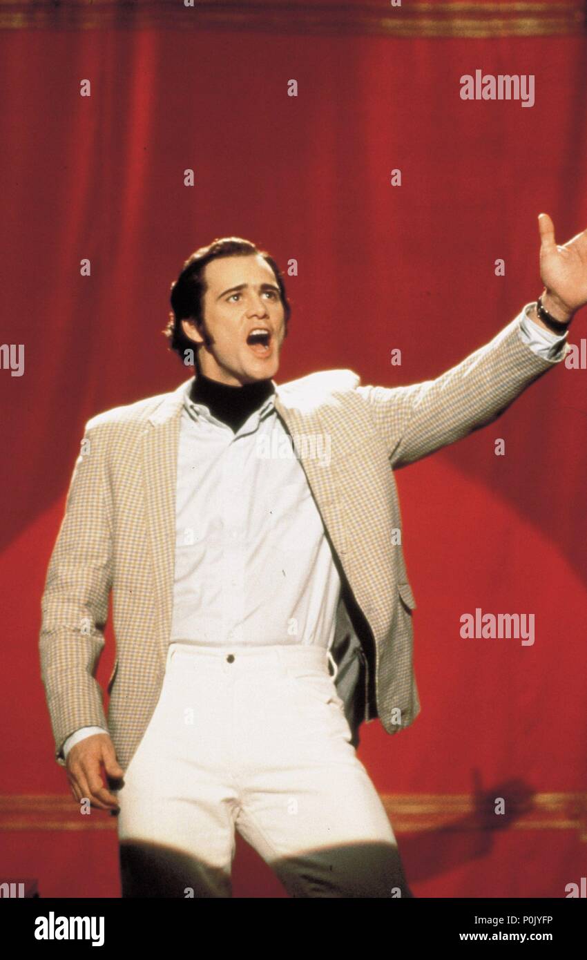 Original Film Titel: MENSCH AUF DEM MOND. Englischer Titel: MENSCH AUF DEM MOND. Regisseur: Milos Forman. Jahr: 1999. Stars: JIM CARREY. Credit: MUTUAL FILM COMPANY/Album Stockfoto