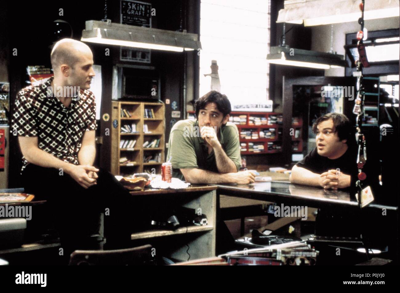 Original Film Titel: High Fidelity. Englischer Titel: High Fidelity. Regisseur: Stephen Frears. Jahr: 2000. Stars: Jack Black, John CUSACK; TODD LOUISO. Stockfoto
