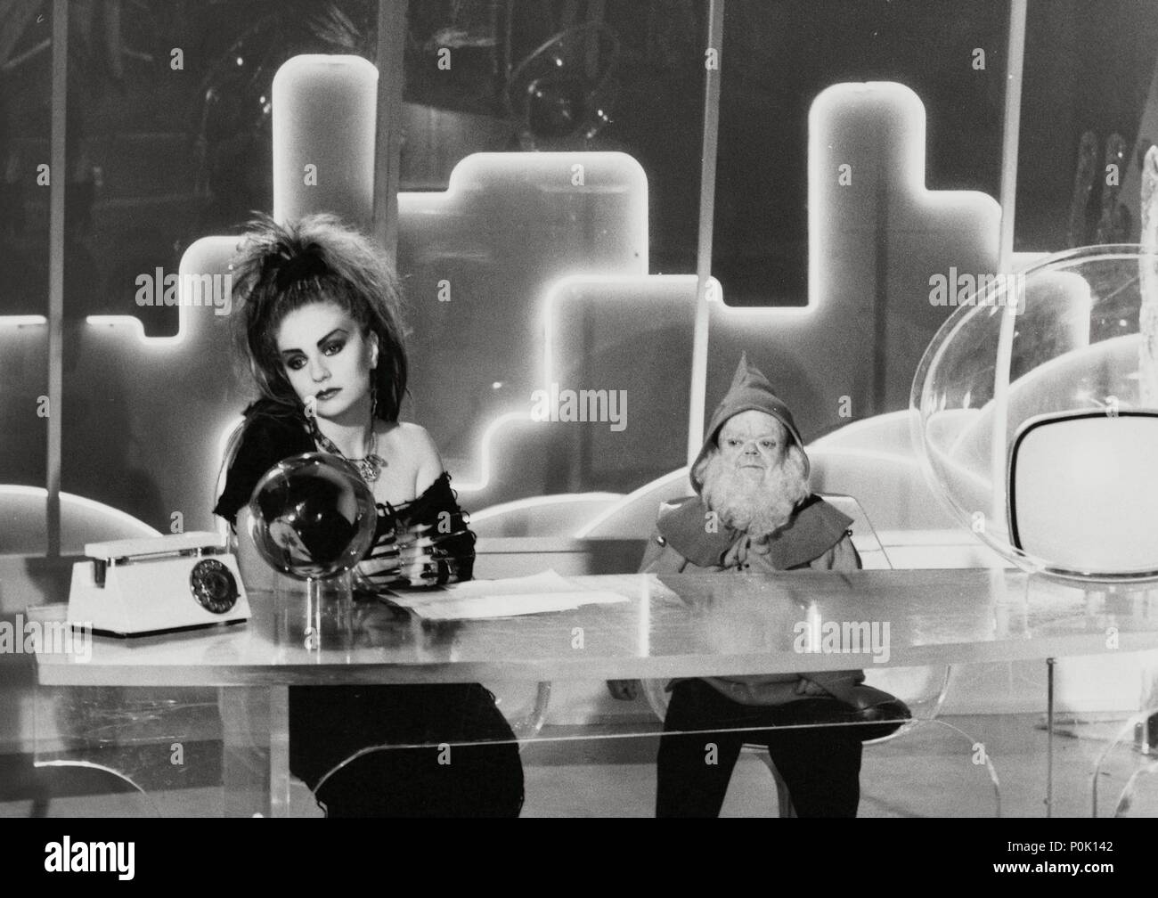 Original Film Titel: BOLA DE CRISTAL, LA-TV. Englischer Titel: LA BOLA DE CRISTAL. Jahr: 1984. Stars: OLVIDO GARA ALASKA. Credit: TVE/Album Stockfoto