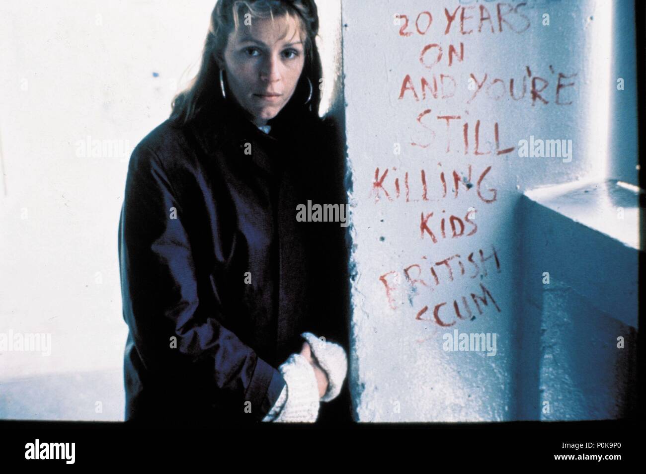 Original Film Titel: Hidden Agenda. Englischer Titel: Hidden Agenda. Regisseur: Ken Loach. Jahr: 1990. Stars: FRANCES MCDORMAND. Credit: HEMDALE/Album Stockfoto