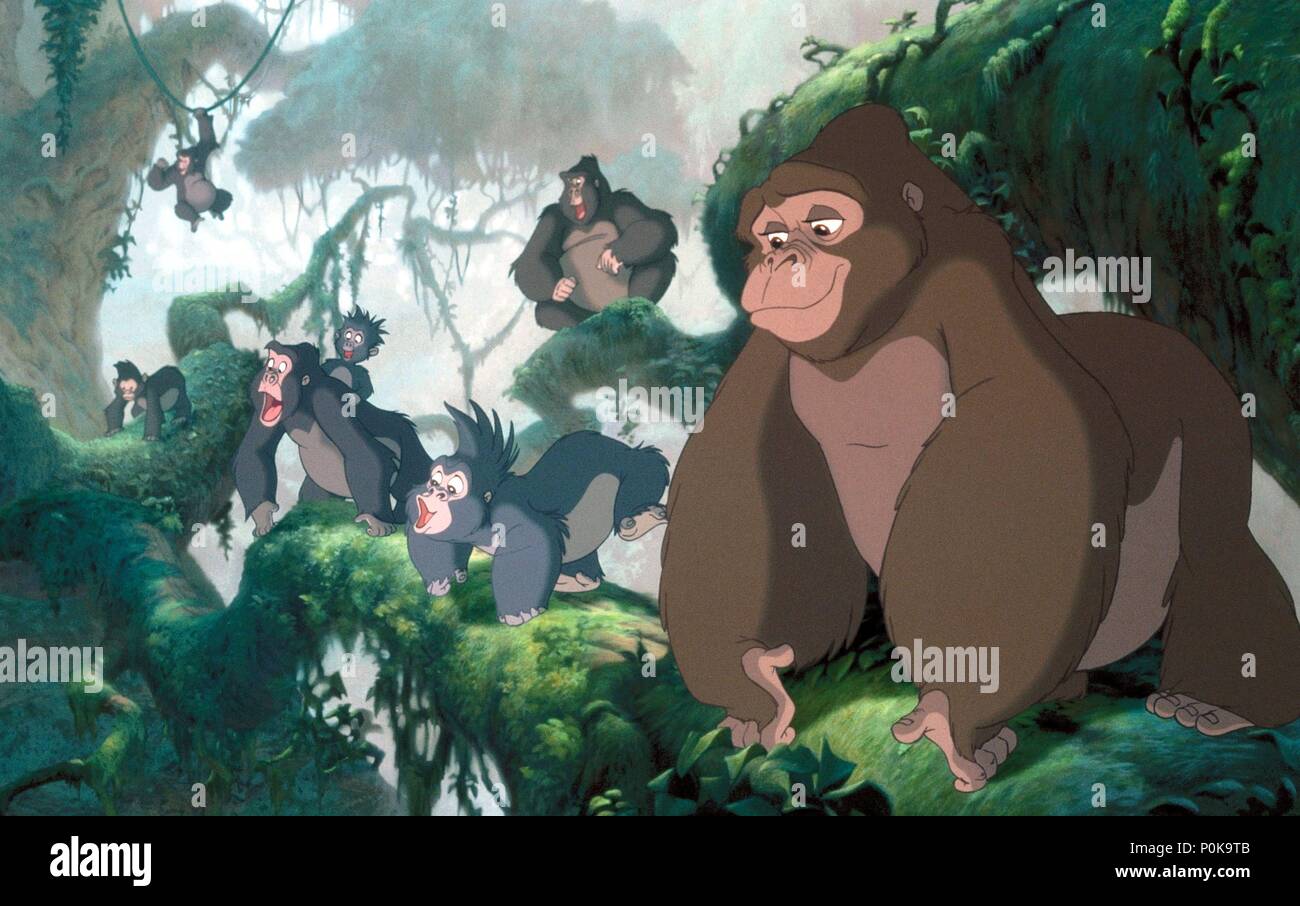 Original Film Titel: TARZAN. Englischer Titel: TARZAN. Regisseur: Kevin LIMA, CHRIS BUCK. Jahr: 1999. Credit: BURROUGHS UND DISNEY/Album Stockfoto