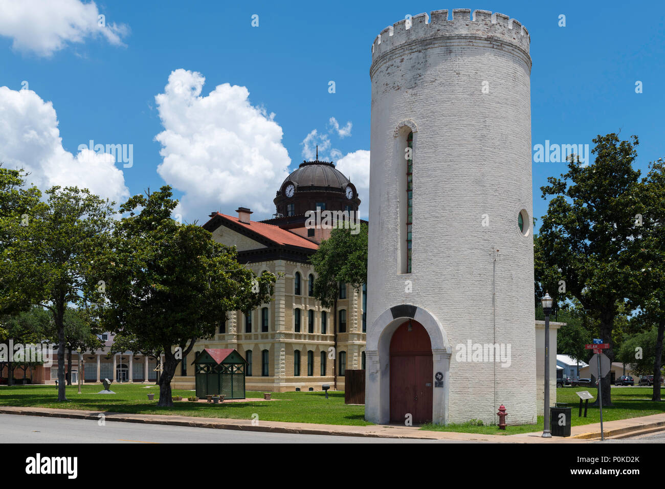 Confederate Memorial Museum und Veteranen Halle. Columbus Stadt in Colorado County im Südosten von Texas, United States Stockfoto