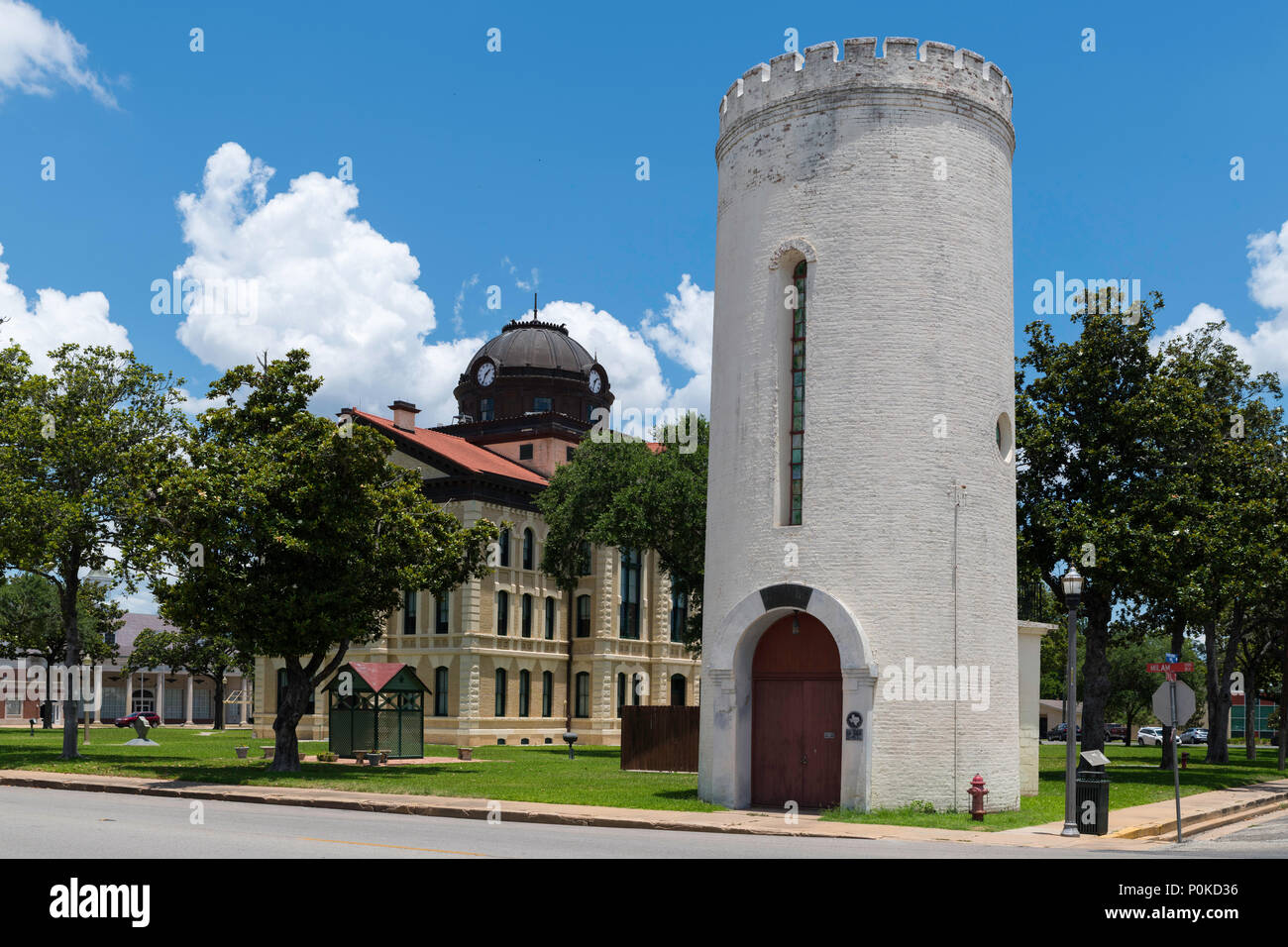 Confederate Memorial Museum und Veteranen Halle. Columbus Stadt in Colorado County im Südosten von Texas, United States Stockfoto