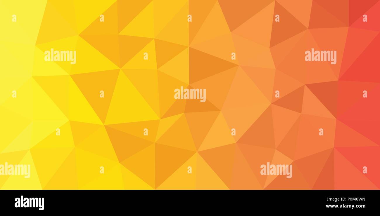 Gelb Orange, Low Poly Vektor gradient Textur. Bunte polygonalen Illustration, so gut wie ein Handy, Marketingmaterial, oder Website Hintergrund. Alle Stock Vektor