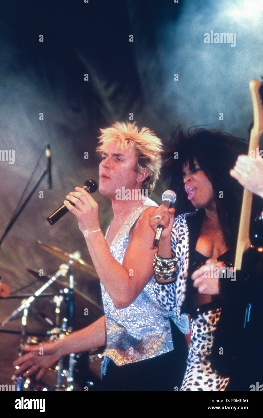 Duran Duran im Wembley Arena 1983 Stockfoto